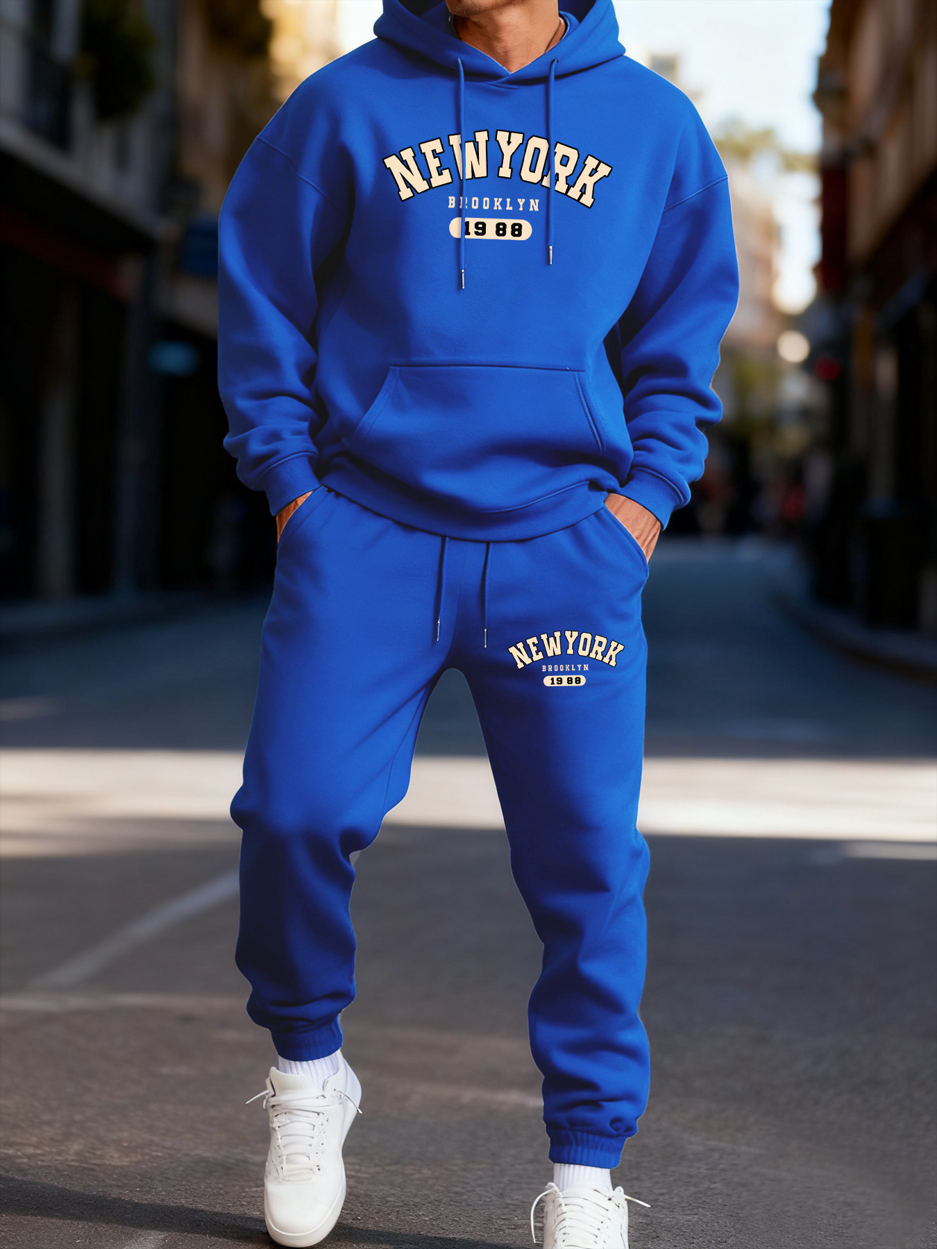 Winter Clothing English - New York Brooklyn 1988 Print Mens