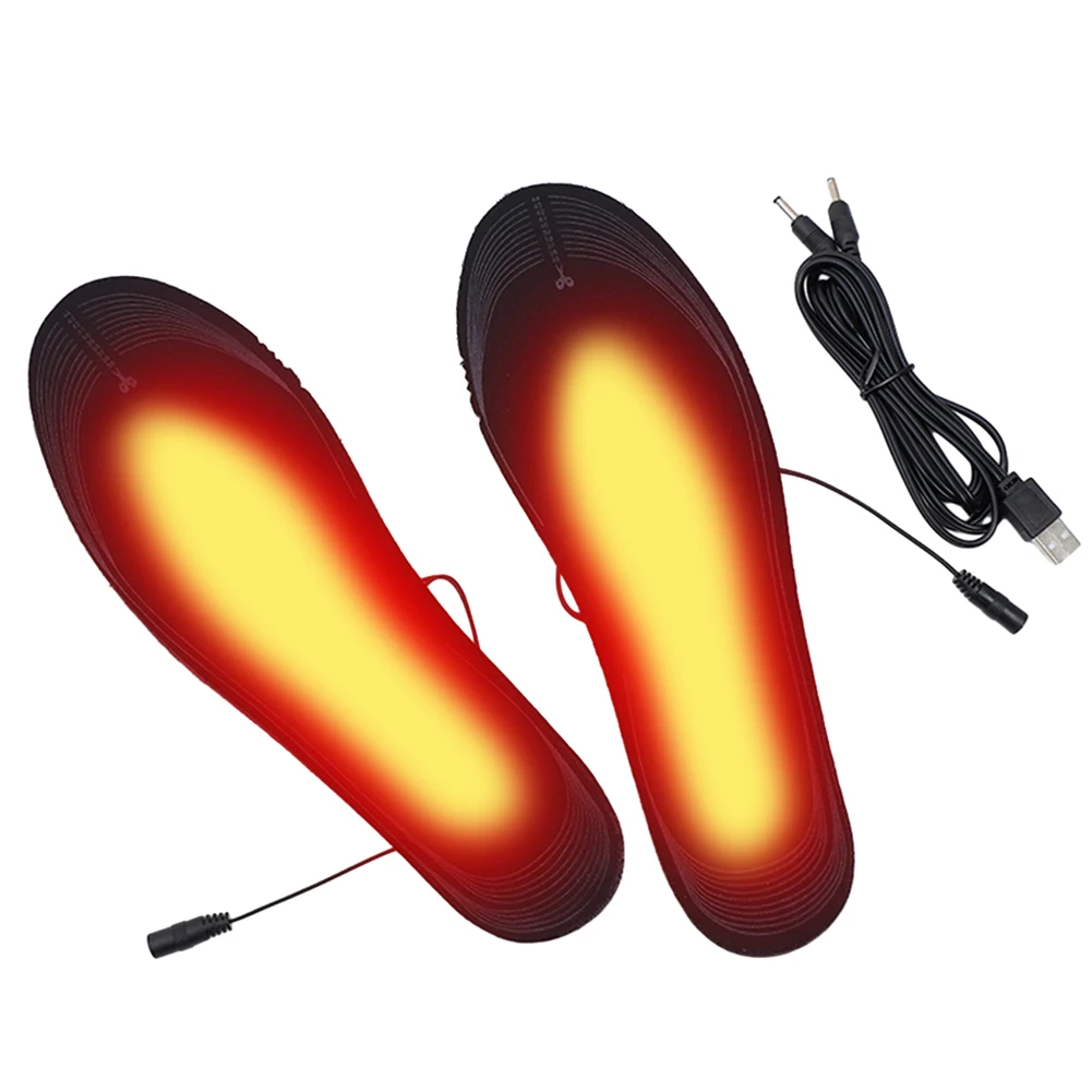 Heated Insole Rechargeable - Unisex Soft Heating Insoles Adjustable Temperature
