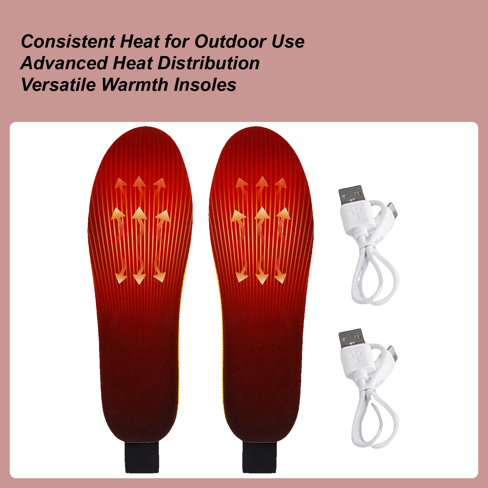 Heated Insole Rechargeable - Seanker Heated Insoles 3000mAh Rechargeable Warm