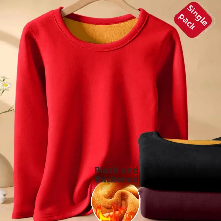 Winter Under Clothing - Thermal Underwear Women's Autumn/Winter Round Neck