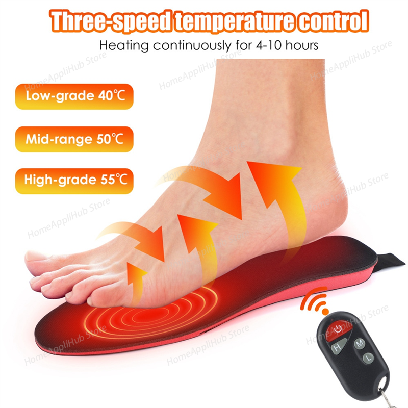 Heated Insole Rechargeable - USB Heated Shoe Insoles Rechargeable Electric