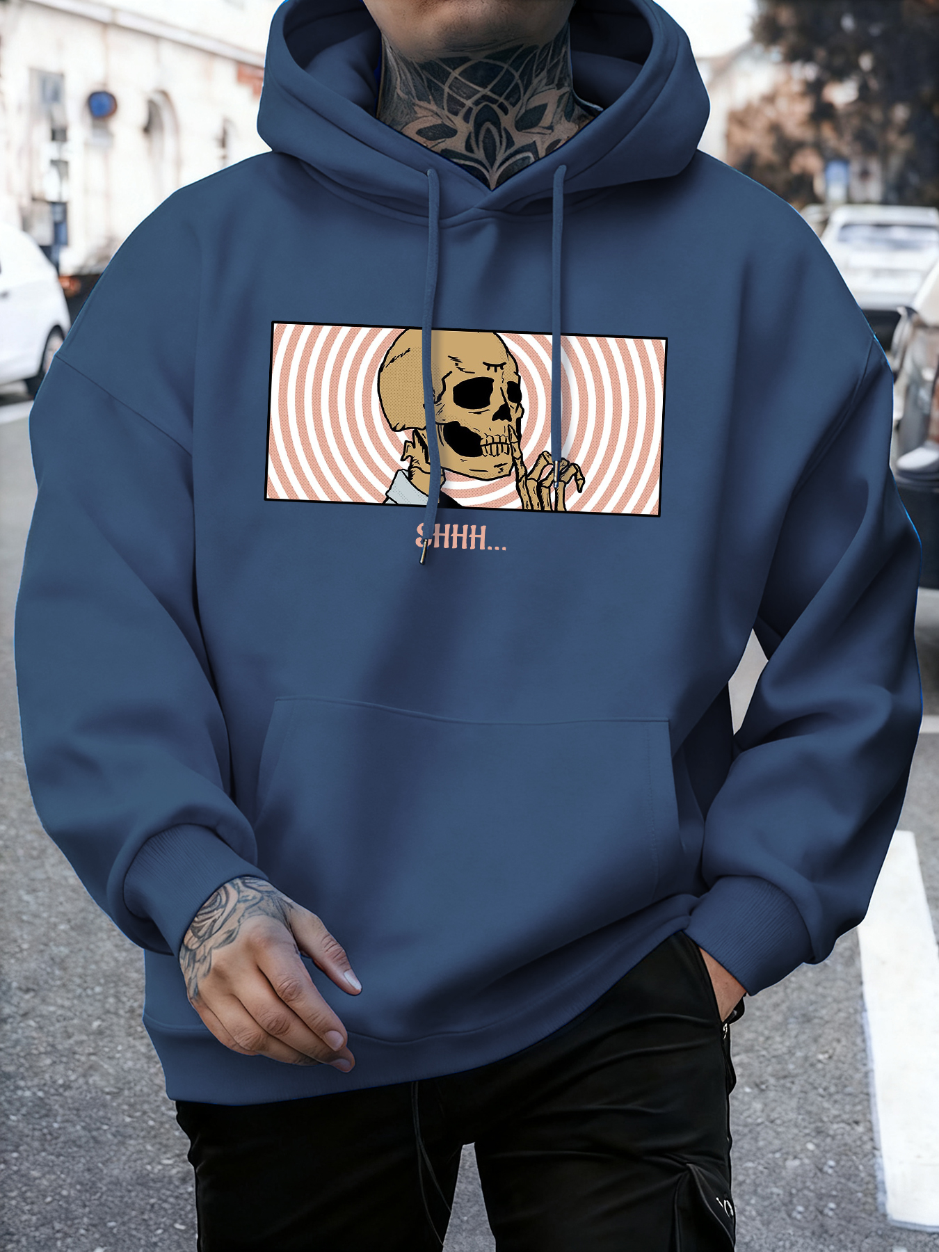 Winter Under Clothing - The Skull Under Consideration Hoodie Men
