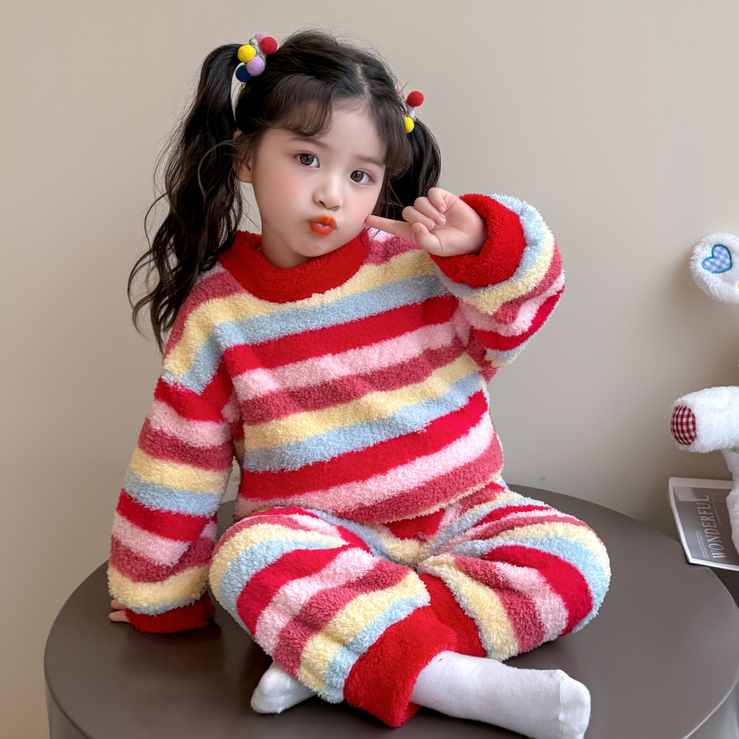 Winter Clothing Activity - Girl Pajama Set 2025 New Autumn