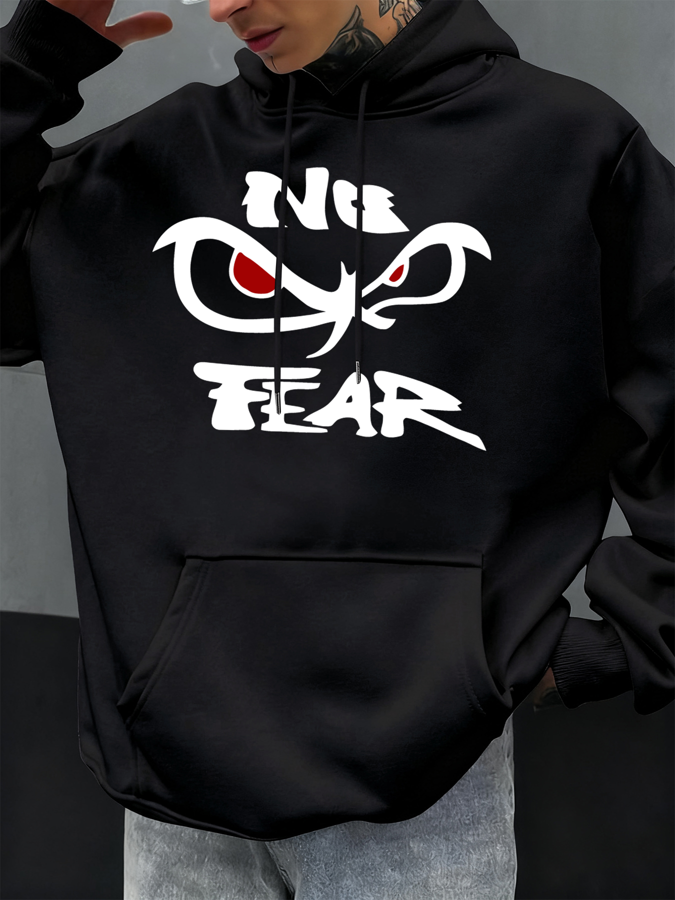 Winter Clothing English - No Fear Determined Gaze Prints Men
