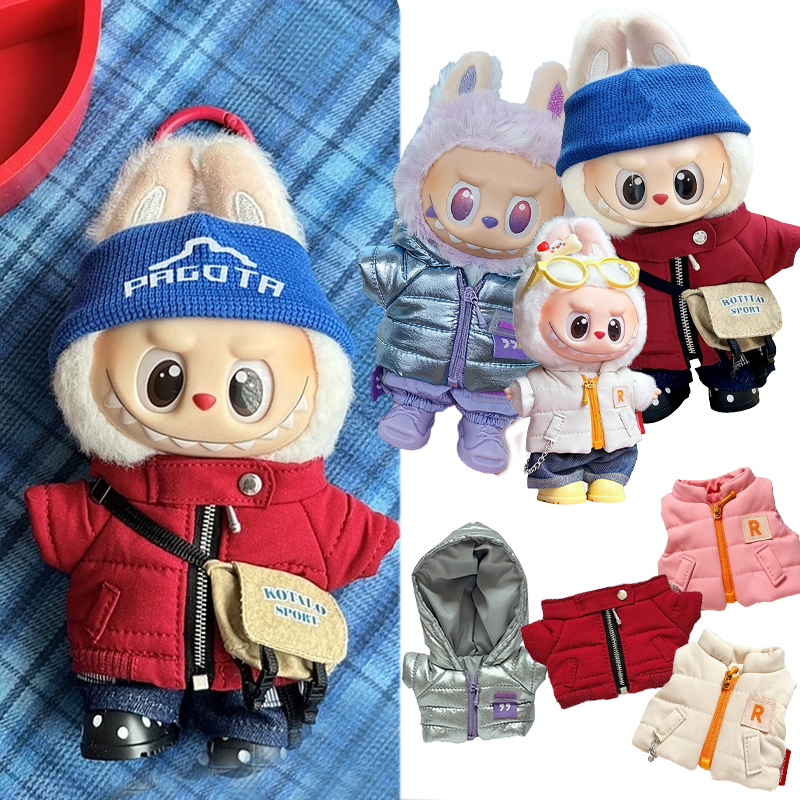 Jacket Winter Clothing - For 15 17cm Labubu Doll Winter