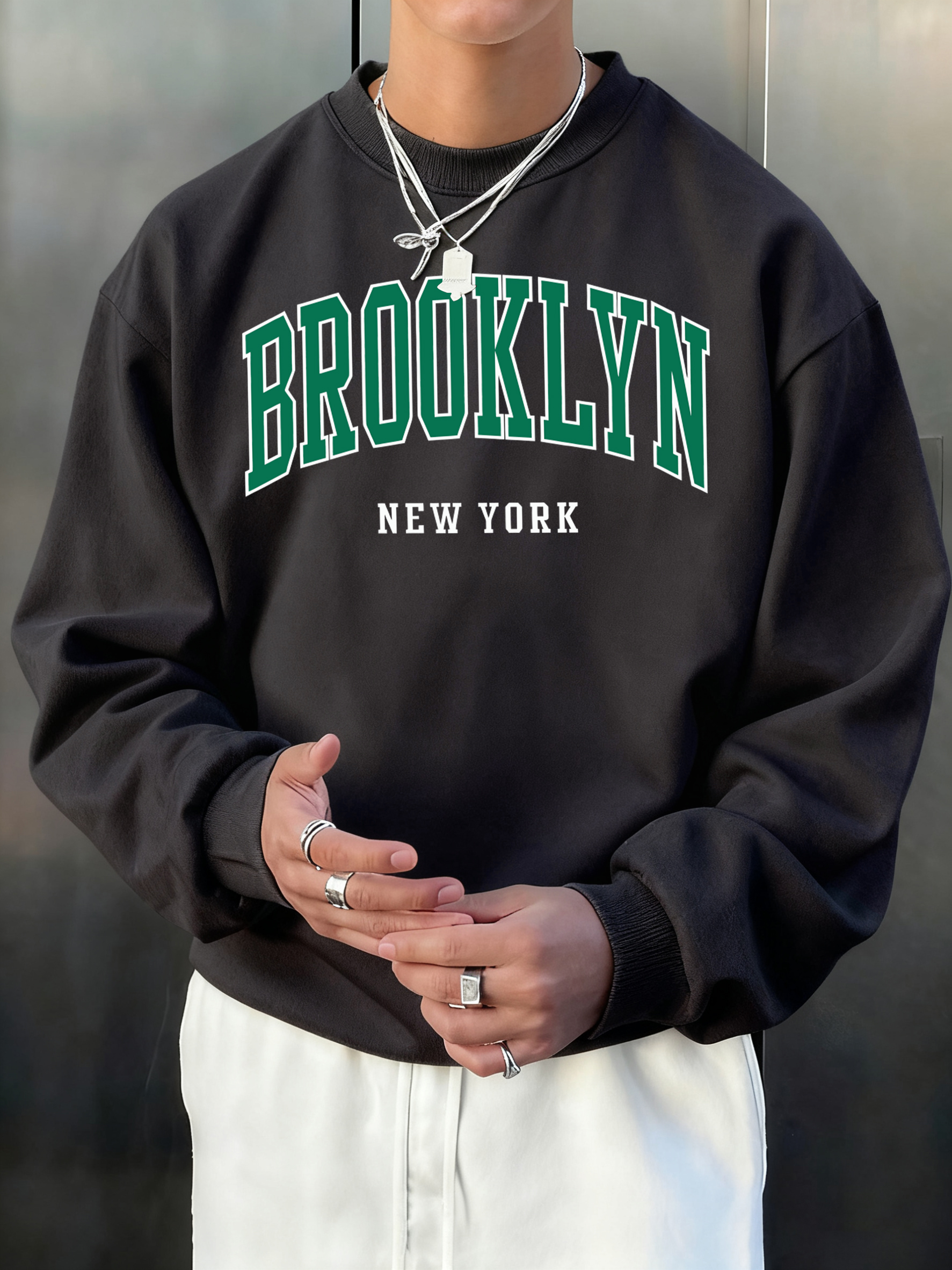 Winter Clothing English - Brooklyn New York Pattern Men Daily