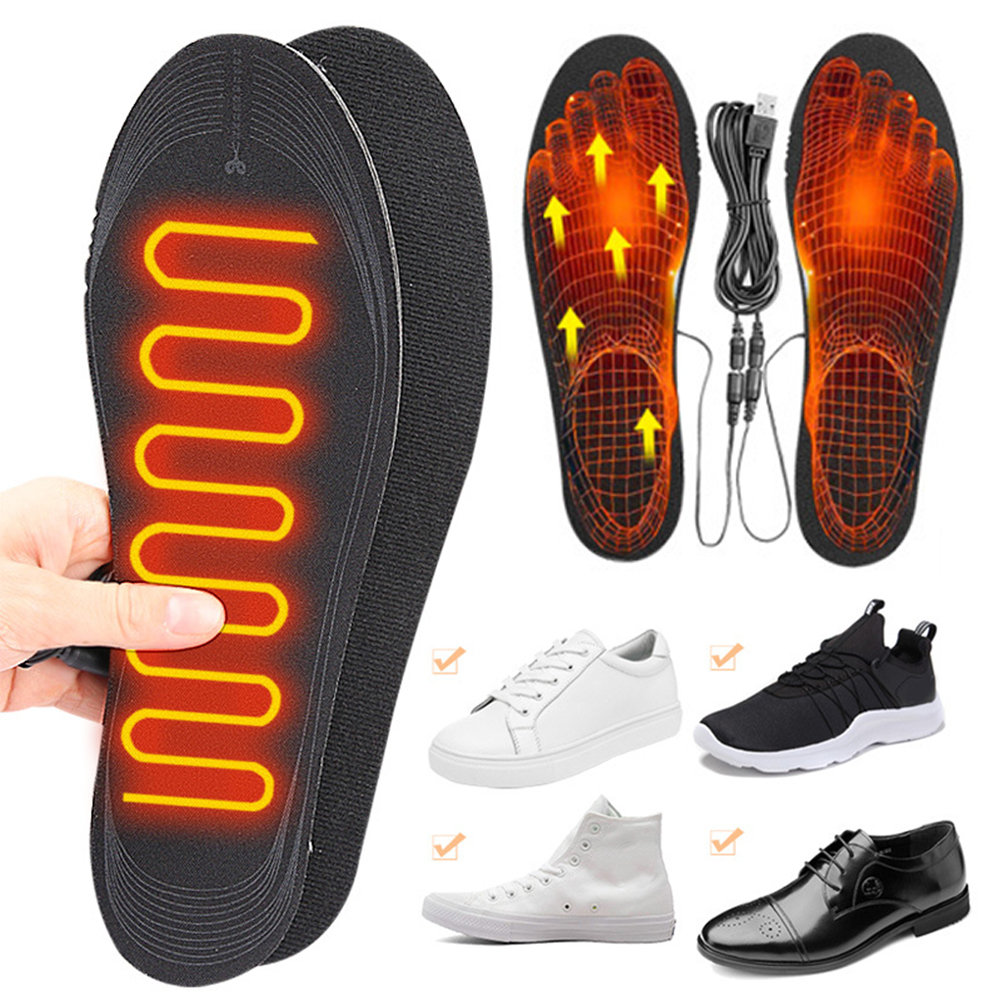 USB Heated Shoe Insoles Electr - Heated Insole Rechargeable avis et prix