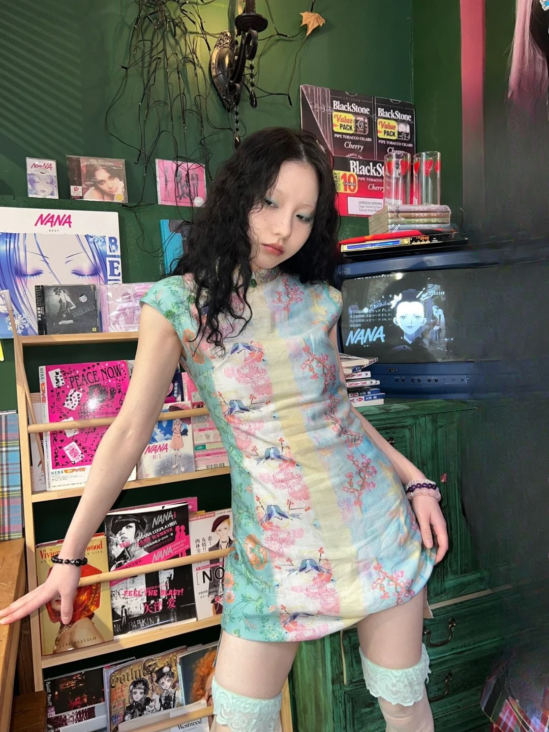 Vintage Cheongsam High Waist P - Winter Clothing Aesthetic avis et prix