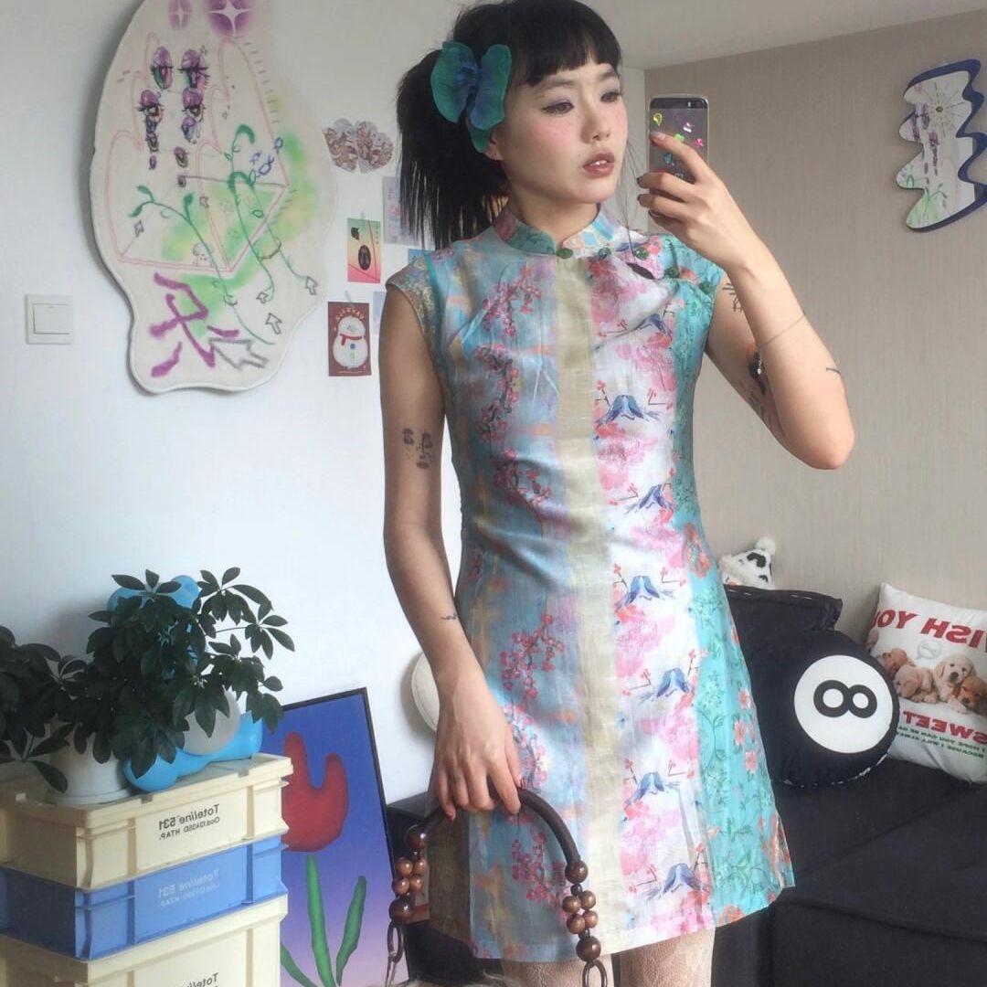 Vintage Cheongsam High Waist P - Winter Clothing Aesthetic avis et prix