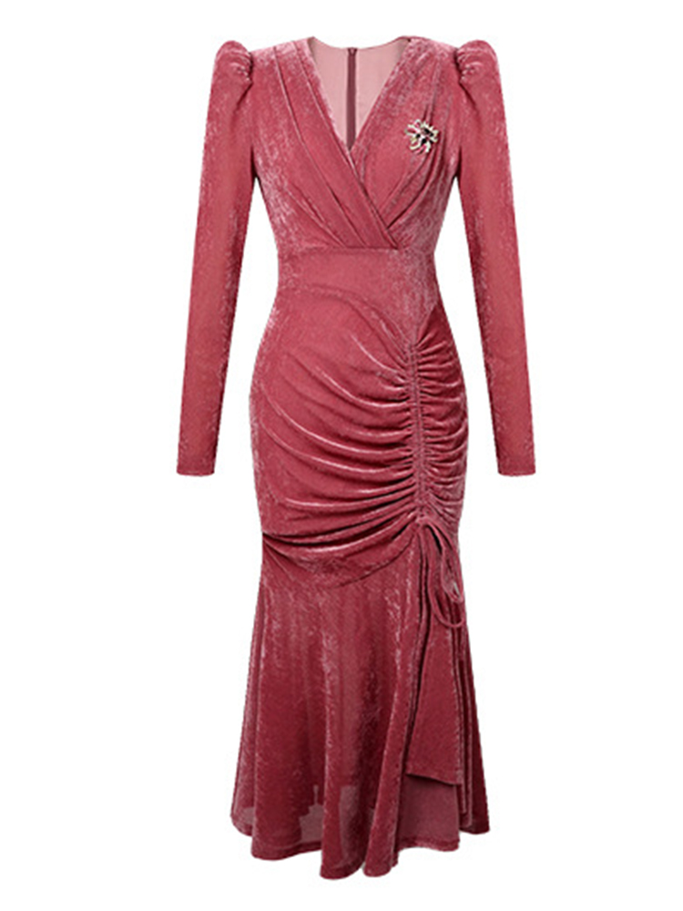 Elegant Party Dresses for Wome - Winter Clothing Drawing avis et prix