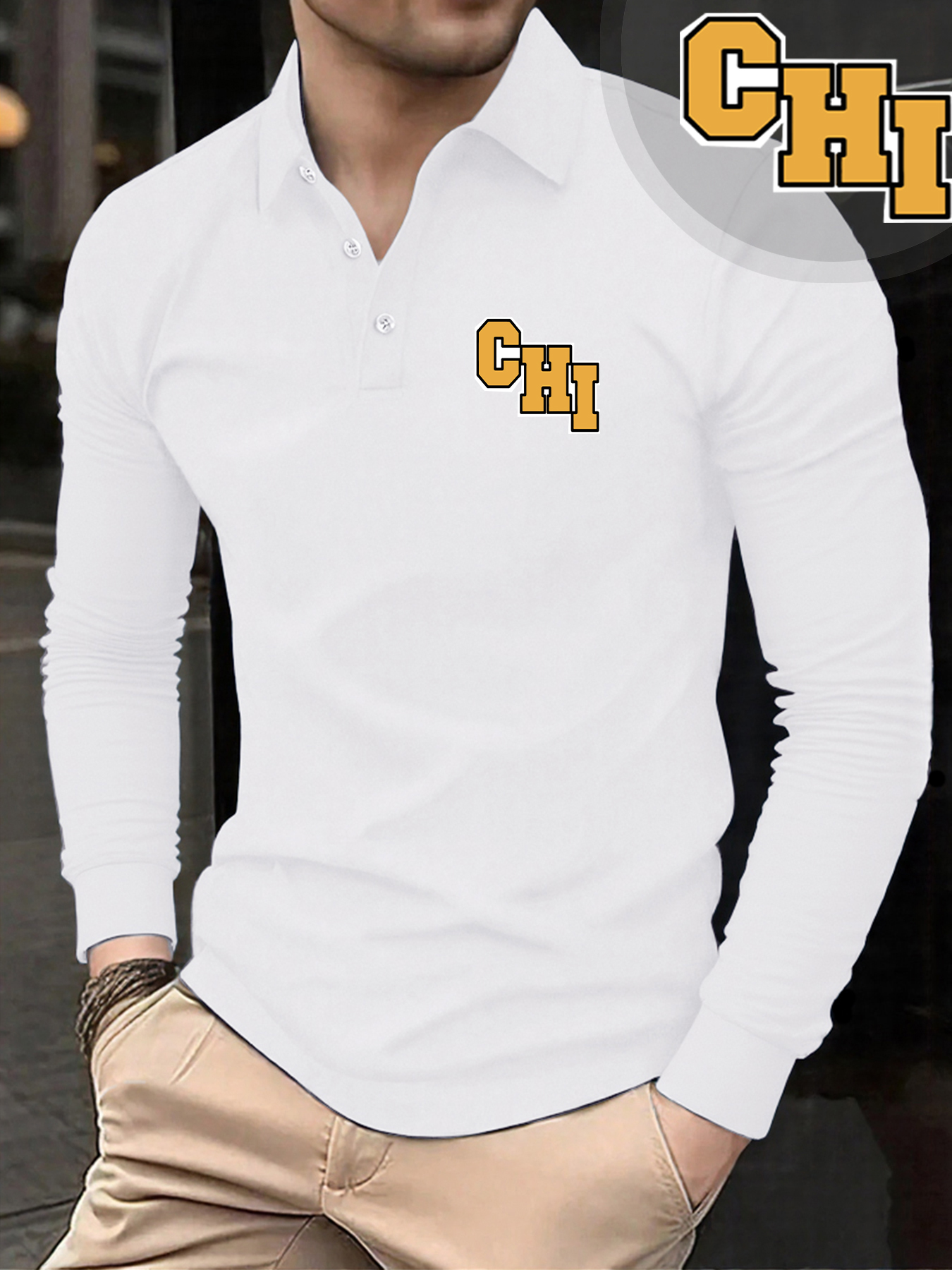 Letter Chi Simple Printing Mal - Winter Clothing English avis et prix