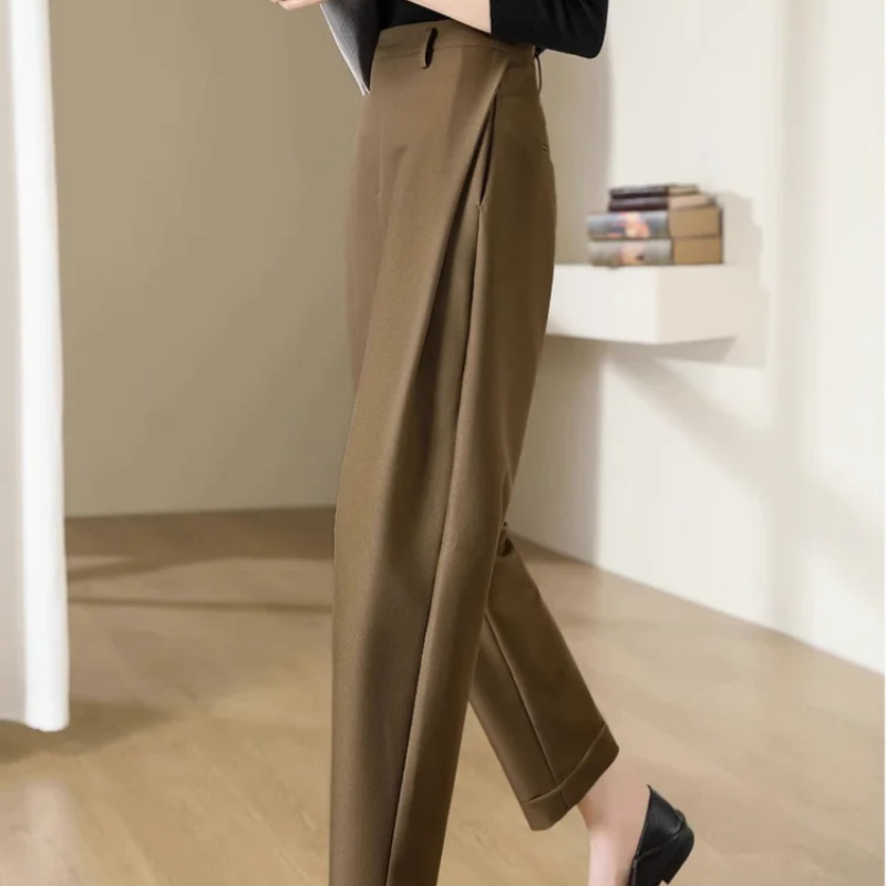 High Waist Slacks Female Trous - Winter Clothing Aesthetic avis et prix