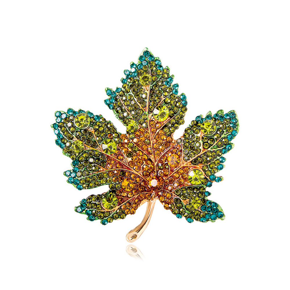 Maple Leaf Brooch with Optiona - Winter Clothing Options avis et prix