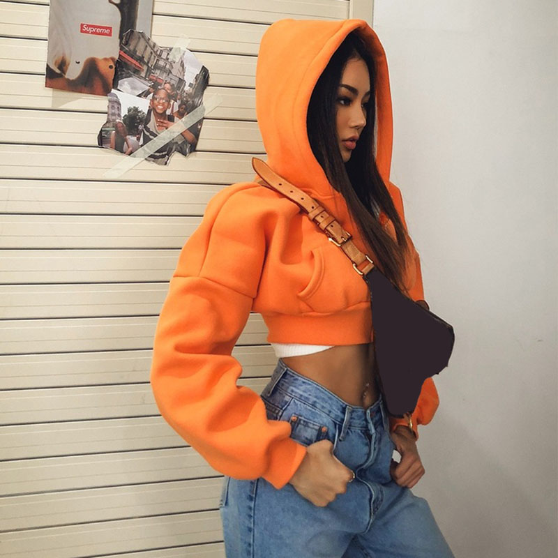 Cropped Zip Up Hoodies Women S - Jacket Winter Clothing avis et prix
