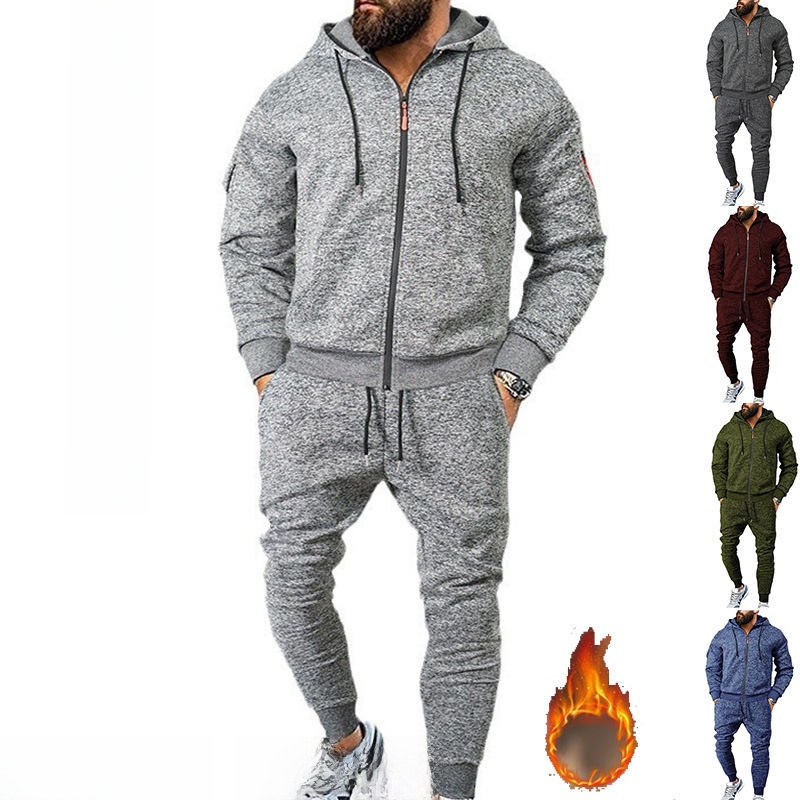Men's Fleece Lined Hooded Zipp - Winter Clothing Usa avis et prix