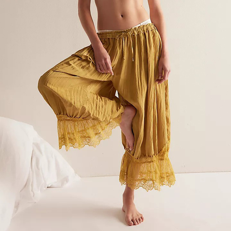 Women Lace Trim Pants Vintage  - Winter Under Clothing avis et prix