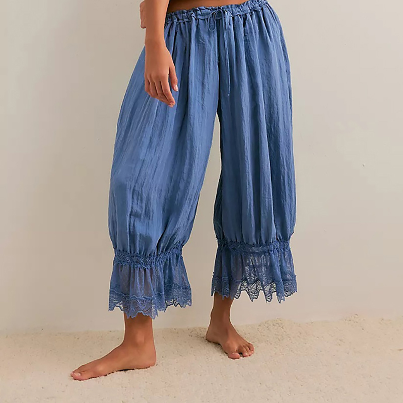 Women Lace Trim Pants Vintage  - Winter Under Clothing avis et prix