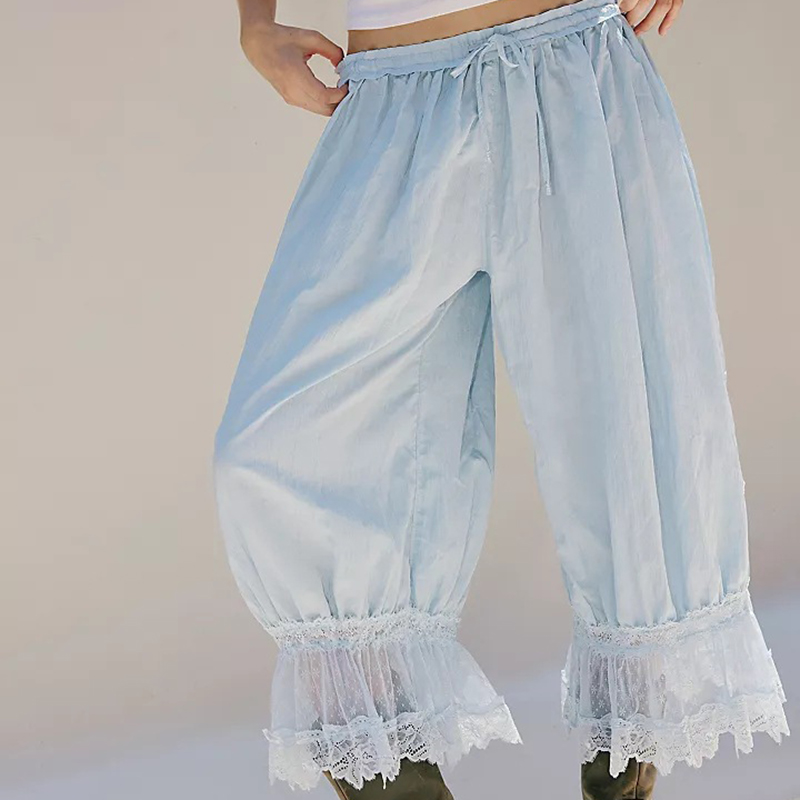Women Lace Trim Pants Vintage  - Winter Under Clothing avis et prix