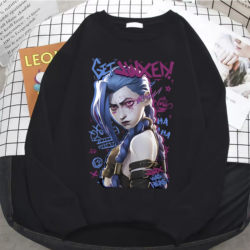 Jinx Arcane Hoodie Hot Anime W - Winter Under Clothing avis et prix