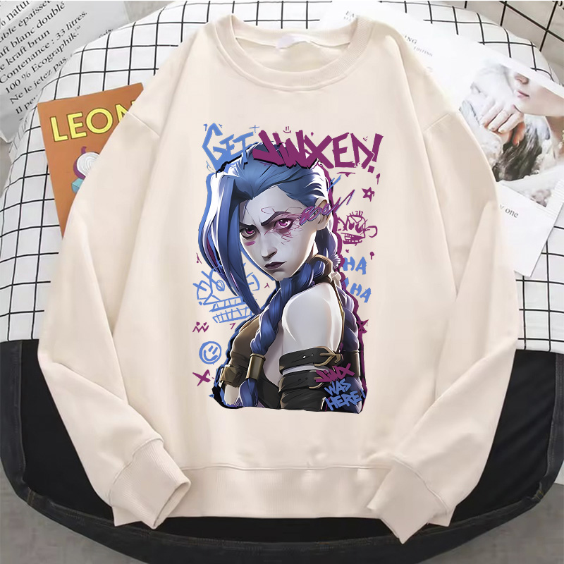 Jinx Arcane Hoodie Hot Anime W - Winter Under Clothing avis et prix