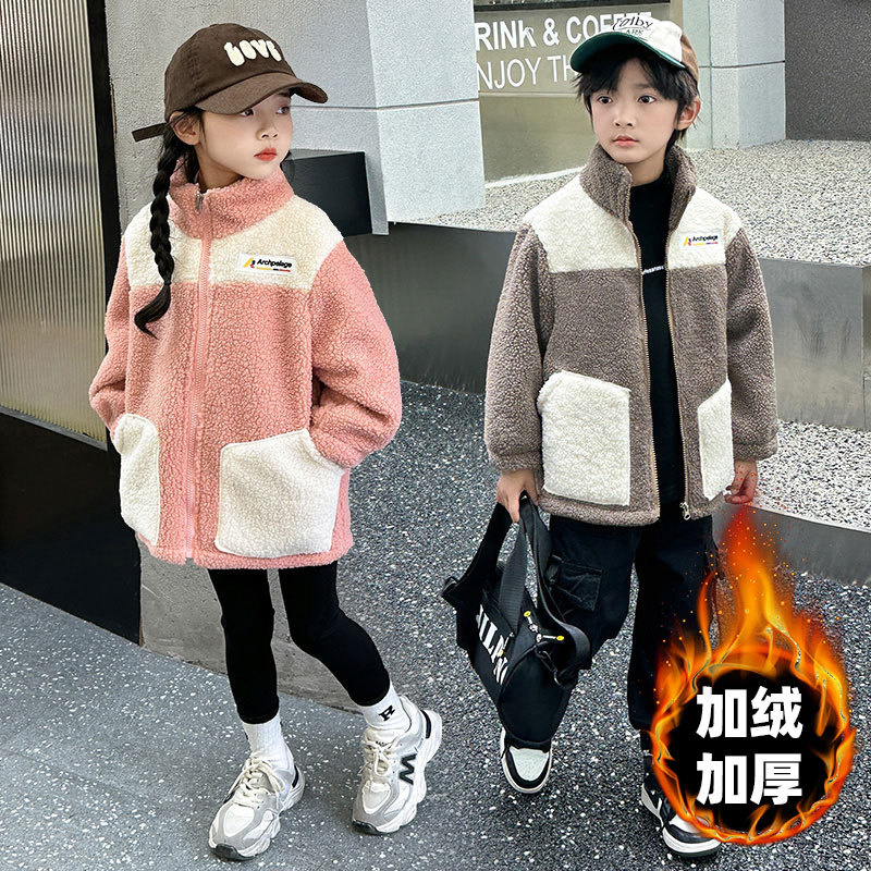 Kids LambWool Coats Winter Boy - Winter Clothing Activity avis et prix