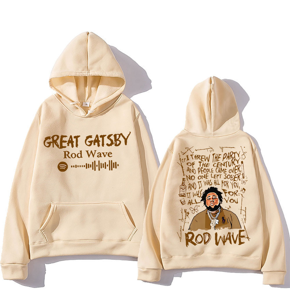 Rod Wave Graphic Printing Hood - Winter Clothing Drawing avis et prix