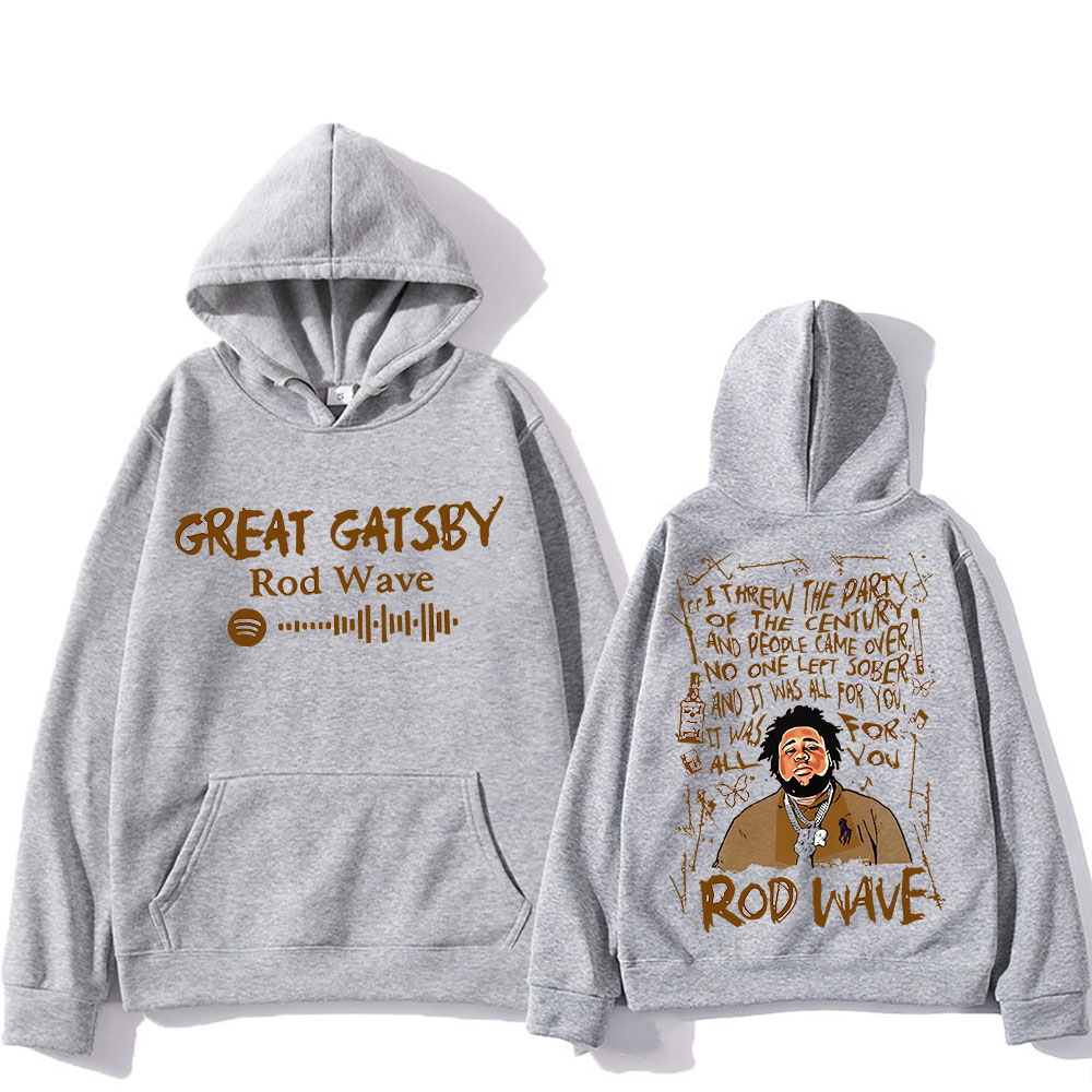 Rod Wave Graphic Printing Hood - Winter Clothing Drawing avis et prix