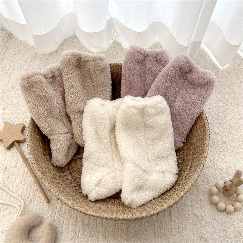 Warm Winter Baby Socks Coral F - Winter Clothing For Babies avis et prix