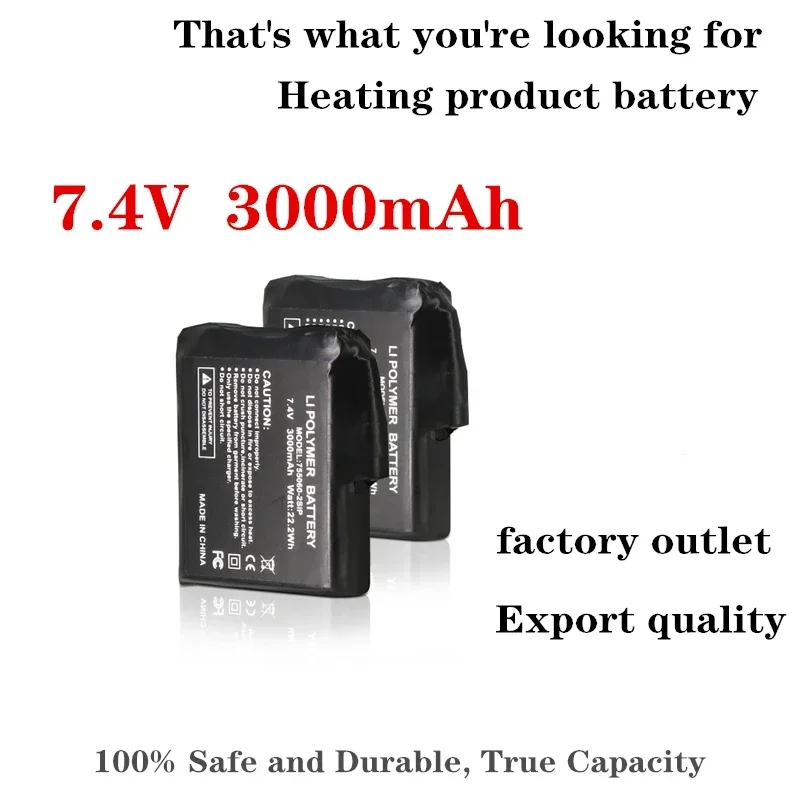 Heated Glove Battery 7.4V 3000 - Heated Insole Rechargeable avis et prix