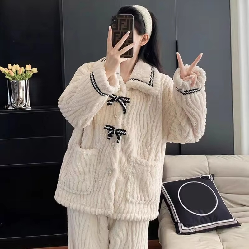 2Pcs/set women's pajamas autum - Winter Clothing Usa avis et prix