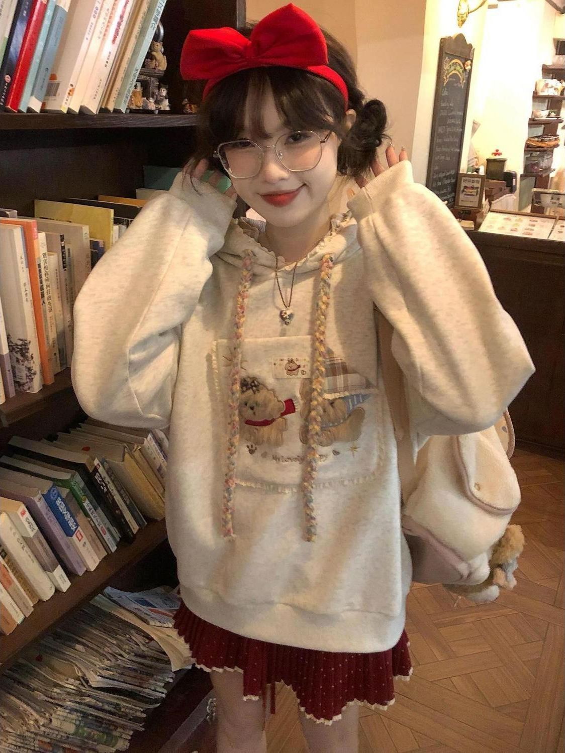 Fleece Lined Hoodie  Velvet Gi - Winter Under Clothing avis et prix