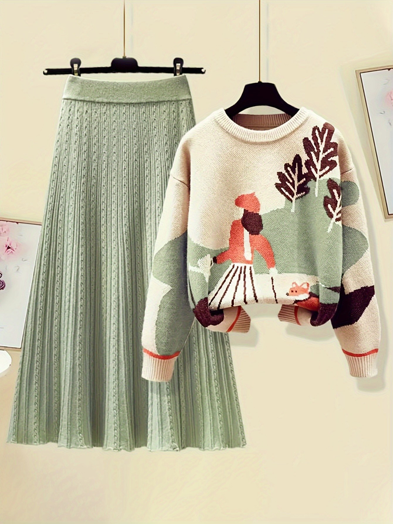 Autumn and Winter New Niche Kn - Winter Clothing Korean avis et prix