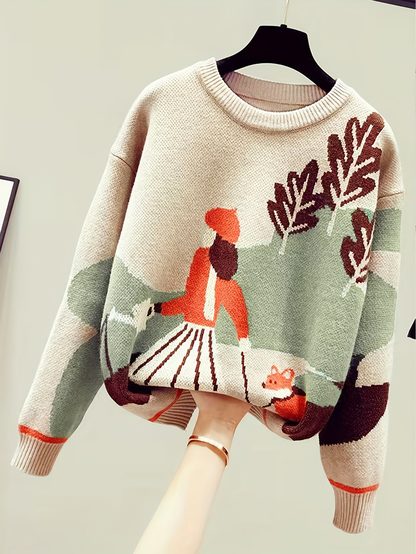 Autumn and Winter New Niche Kn - Winter Clothing Korean avis et prix