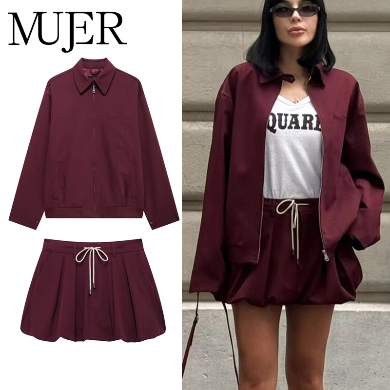 MUJER 2025 Balloon Skirt Sets  - Jacket Winter Clothing avis et prix