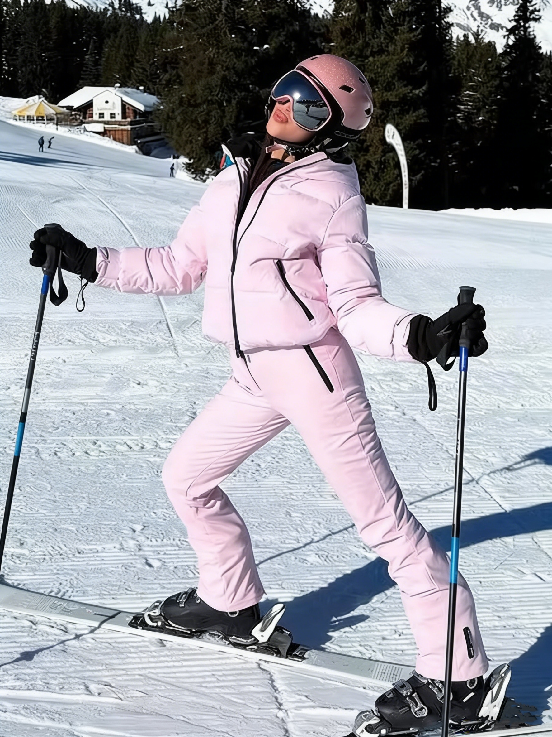 Winter Pink Thicken Warm Women - Winter Clothing For avis et prix
