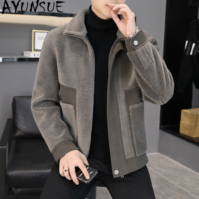 AYUNSUE Winter 100% Wool Coats - Winter Clothing Korean avis et prix