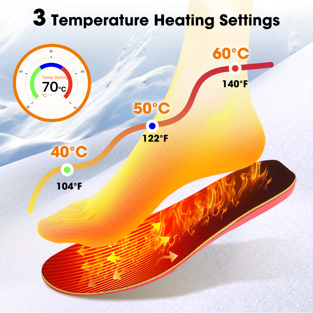 Intelligent Heated Insoles APP - Heated Insole Rechargeable avis et prix