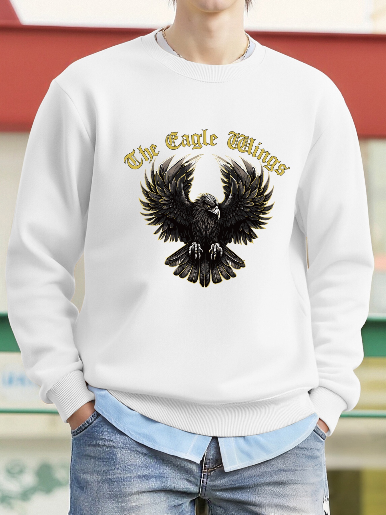 Freedom Eagle Vintage Print Pu - Winter Clothing English avis et prix