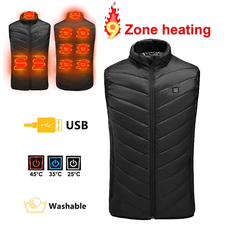 PHMAX Heated Vest Winter Warm  - Winter Under Clothing avis et prix