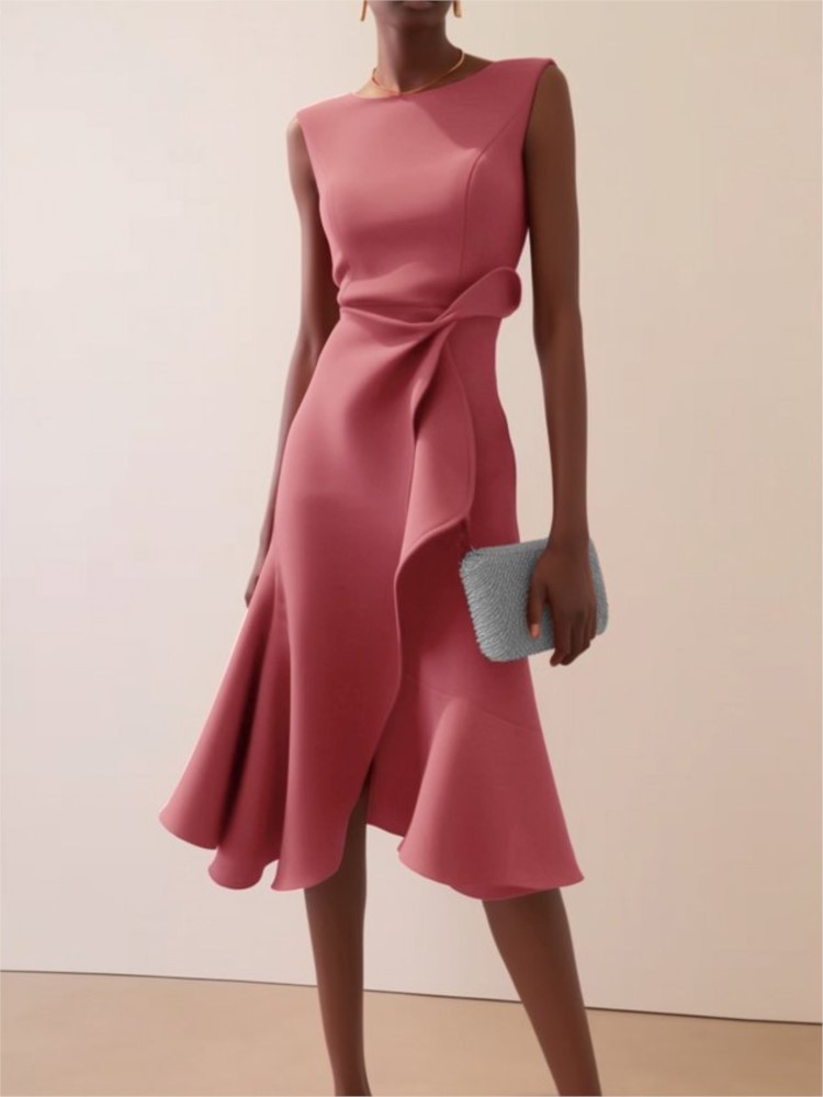 Elegant Women's Evening Dress  - Winter Clothing Drawing avis et prix