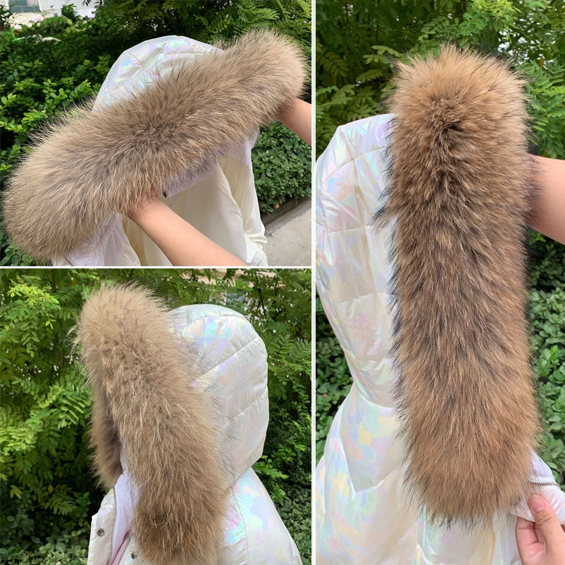 Real Fur Collar for Coat Parka - Jacket Winter Clothing avis et prix