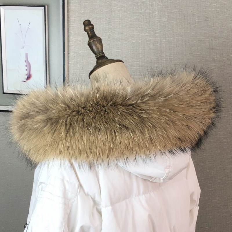 Real Fur Collar for Coat Parka - Jacket Winter Clothing avis et prix