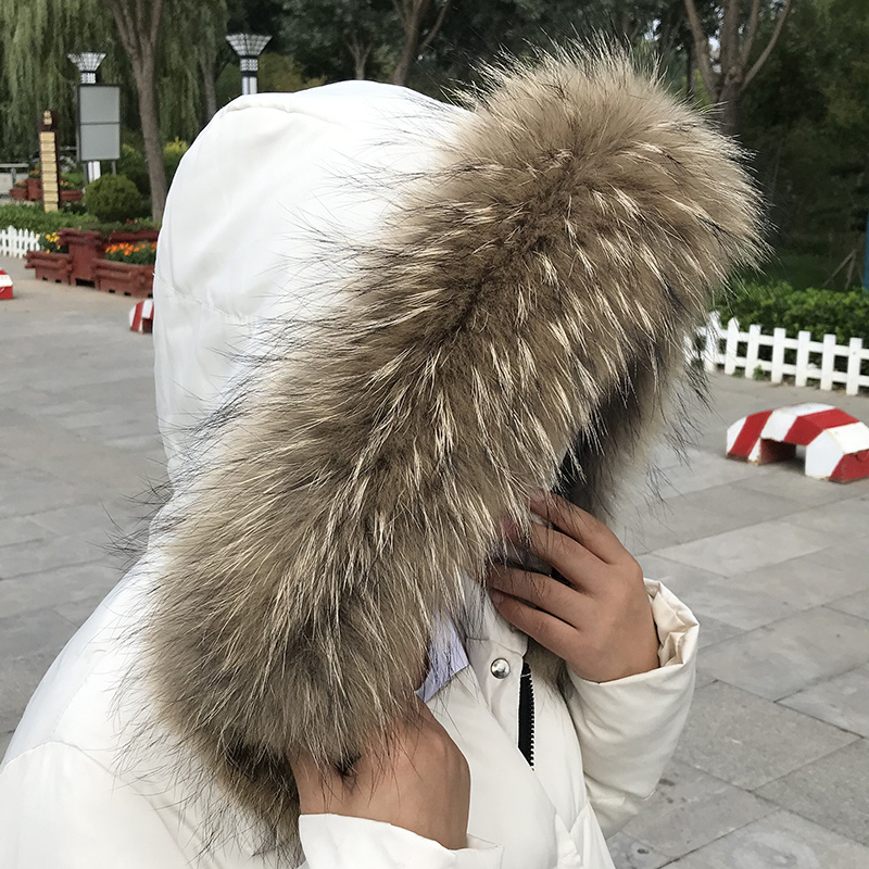Real Fur Collar for Coat Parka - Jacket Winter Clothing avis et prix
