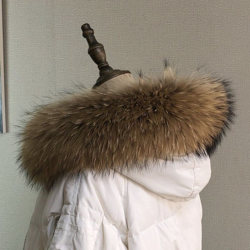 Real Fur Collar for Coat Parka - Jacket Winter Clothing avis et prix