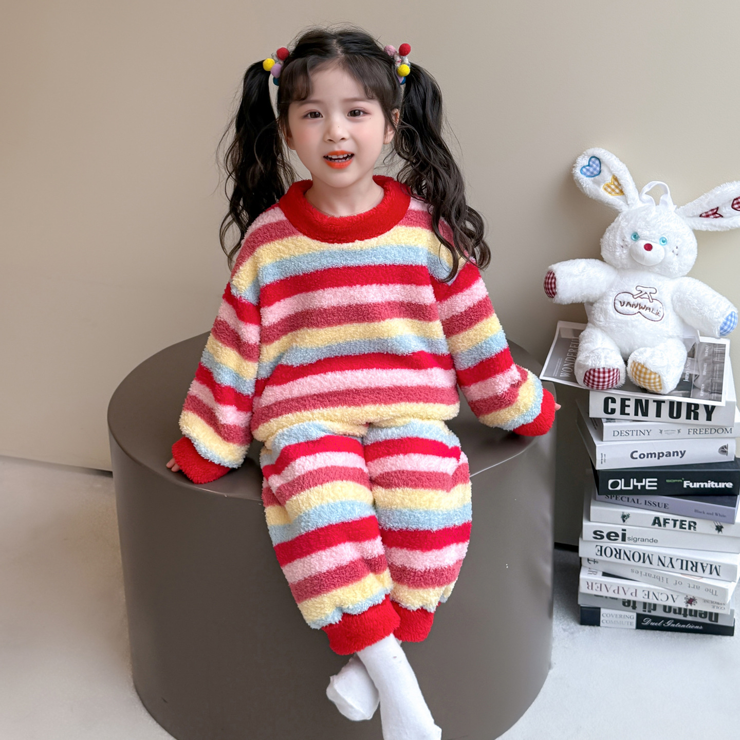 Girl Pajama Set 2025 New Autum - Winter Clothing Activity avis et prix