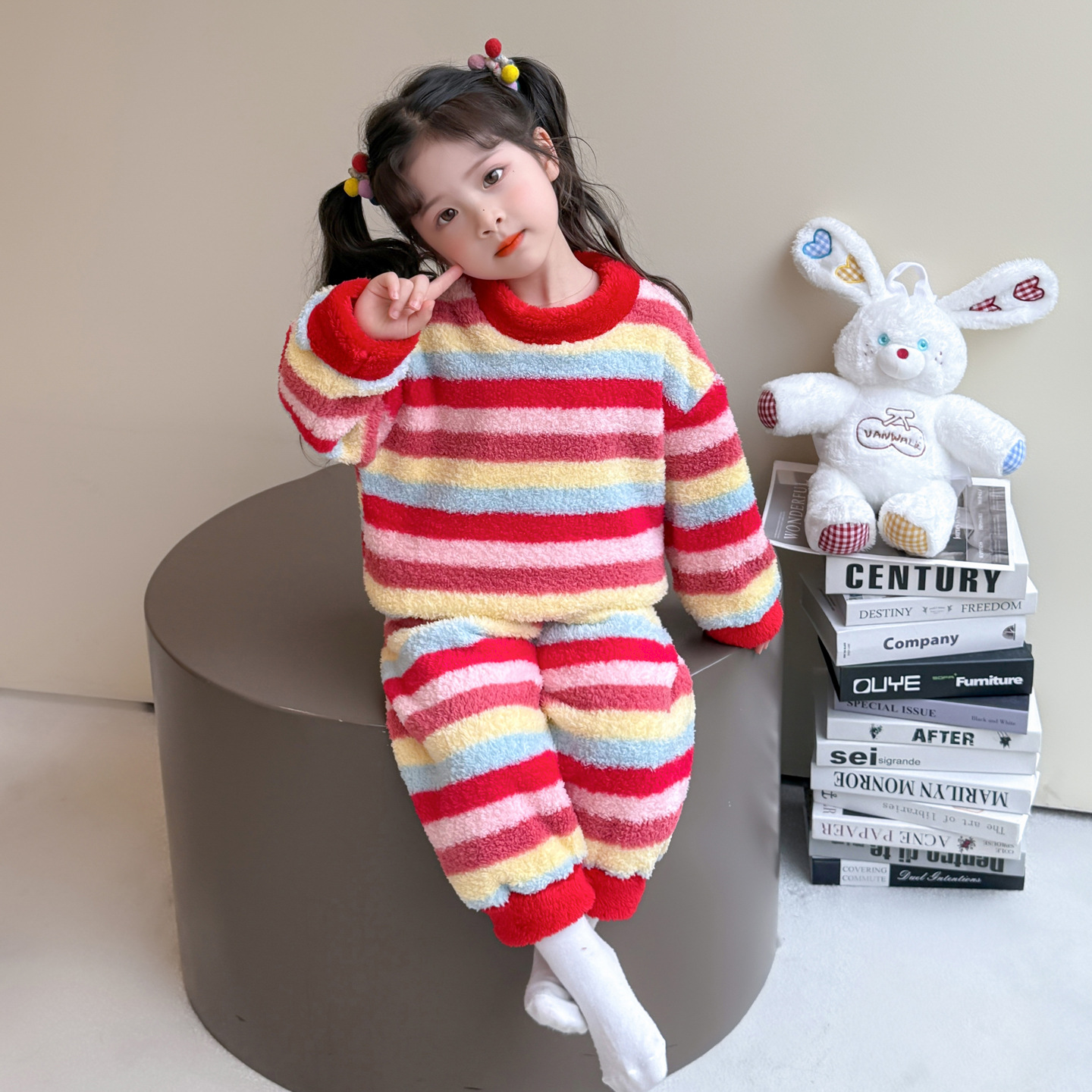 Girl Pajama Set 2025 New Autum - Winter Clothing Activity avis et prix