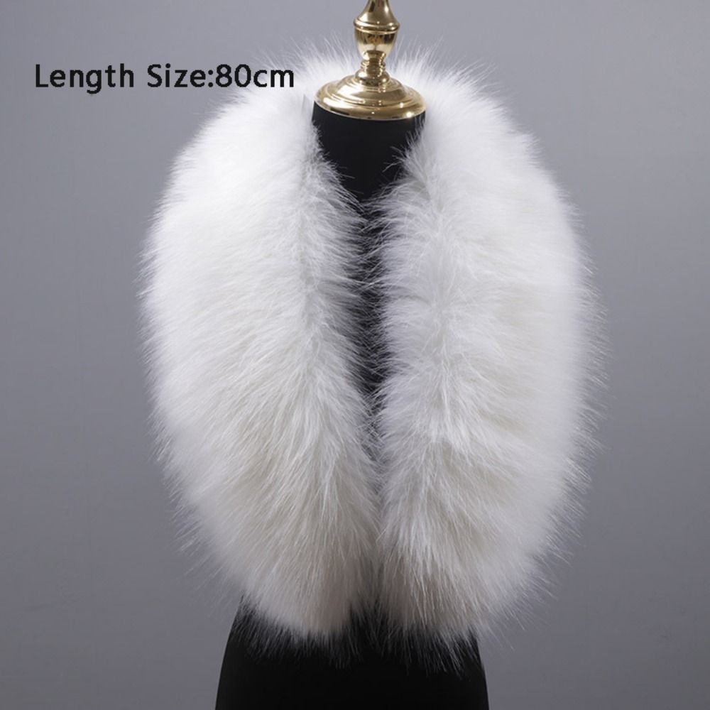 New 80cm Large Faux Fur Collar - Jacket Winter Clothing avis et prix