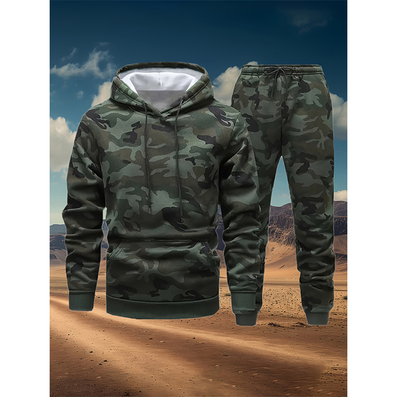 Autumn Camouflage 3D Print Hoo - Winter Clothing Usa avis et prix