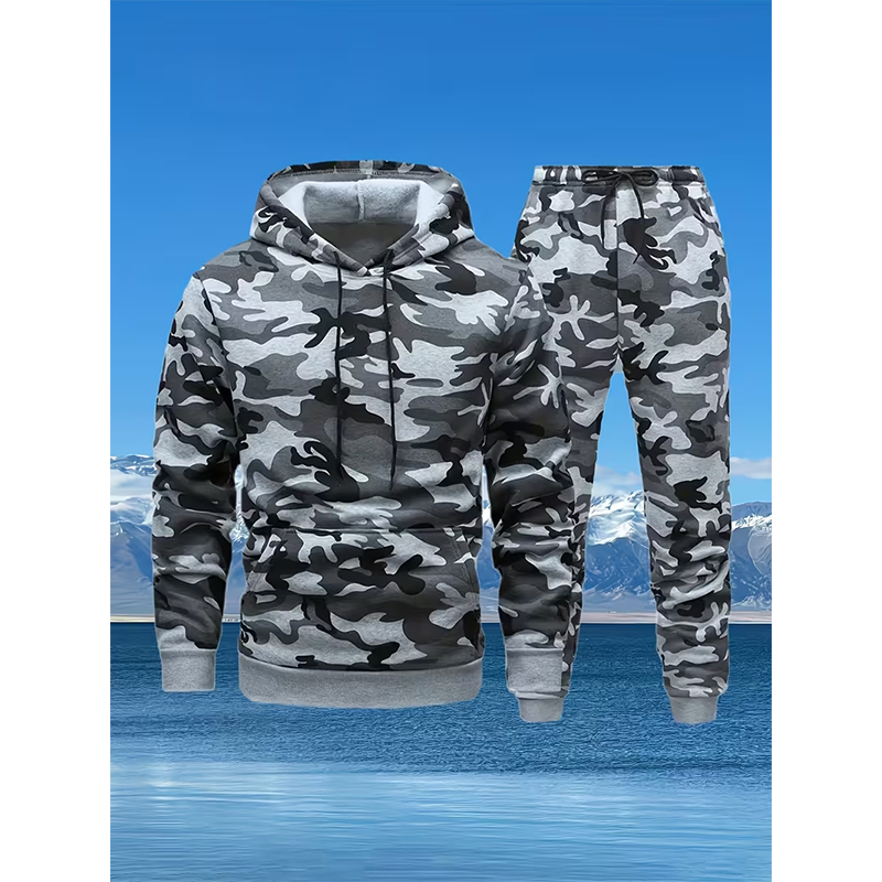 Autumn Camouflage 3D Print Hoo - Winter Clothing Usa avis et prix