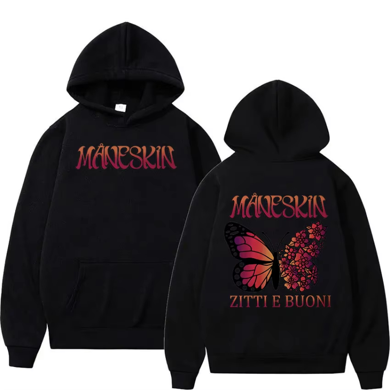Italian Band Måneskin 2023 Wor - Winter Clothing Drawing avis et prix
